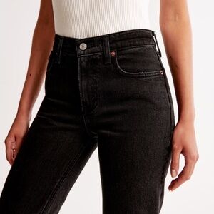Abercrombie & Fitch The Straight Mid Rise jeans black 30/10